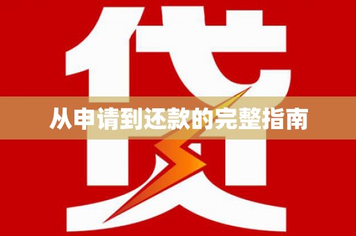 通道从申请到还款的完整指南