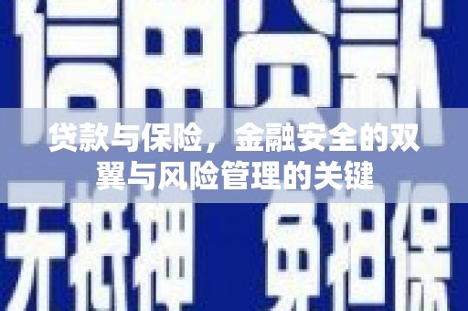 通道贷款与保险，金融安全的双翼与风险管理的关键