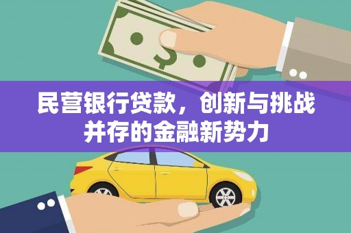 通道民营银行贷款，创新与挑战并存的金融新势力