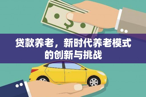 通道贷款养老，新时代养老模式的创新与挑战