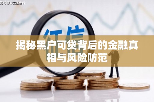 通道揭秘黑户可贷背后的金融真相与风险防范