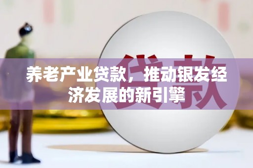 通道养老产业贷款，推动银发经济发展的新引擎