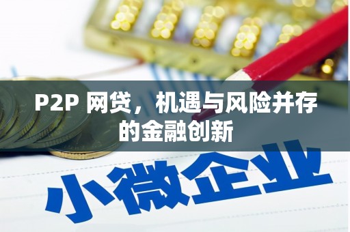 通道P2P 网贷，机遇与风险并存的金融创新
