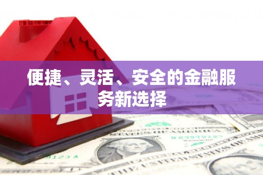 通道便捷、灵活、安全的金融服务新选择