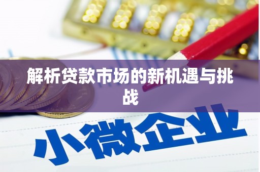 通道解析贷款市场的新机遇与挑战